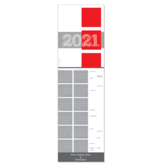A very contemporary business calendar greeting card suitable for any company.