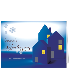 Remodeling Industry Christmas Card House and Home 4001