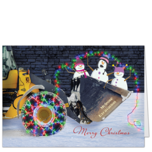 Construction Holiday Cards Oh What Fun 4011