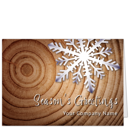 Woodworking Millwork Holiday Cards Winter Heartwood 4040