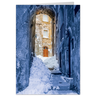 Classic Christmas Cards Medieval Alley 4081