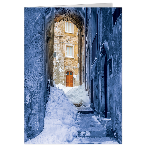 Classic Christmas Cards Medieval Alley 4081