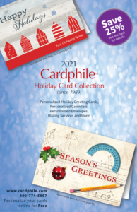 image of cardphile fall holiday card catalog option one