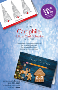 image of cardphile fall holiday card catalog option three