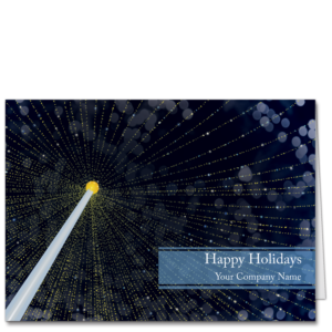 Business Holiday Card Illuminated Canopy 4205