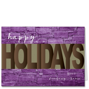 Landscape Holiday Cards Dry Stacking the Season 4213