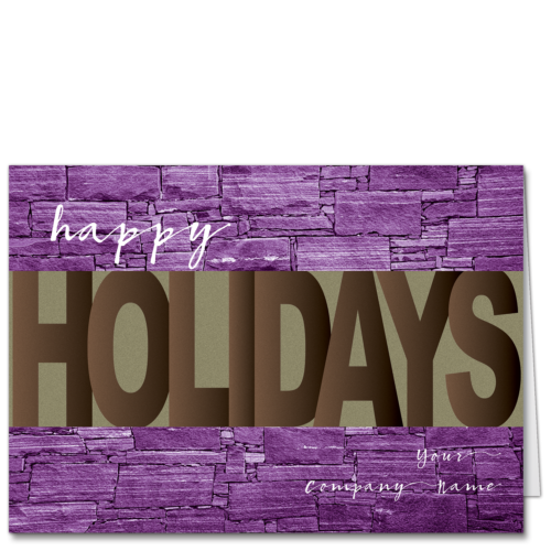 Landscape Holiday Cards Dry Stacking the Season 4213