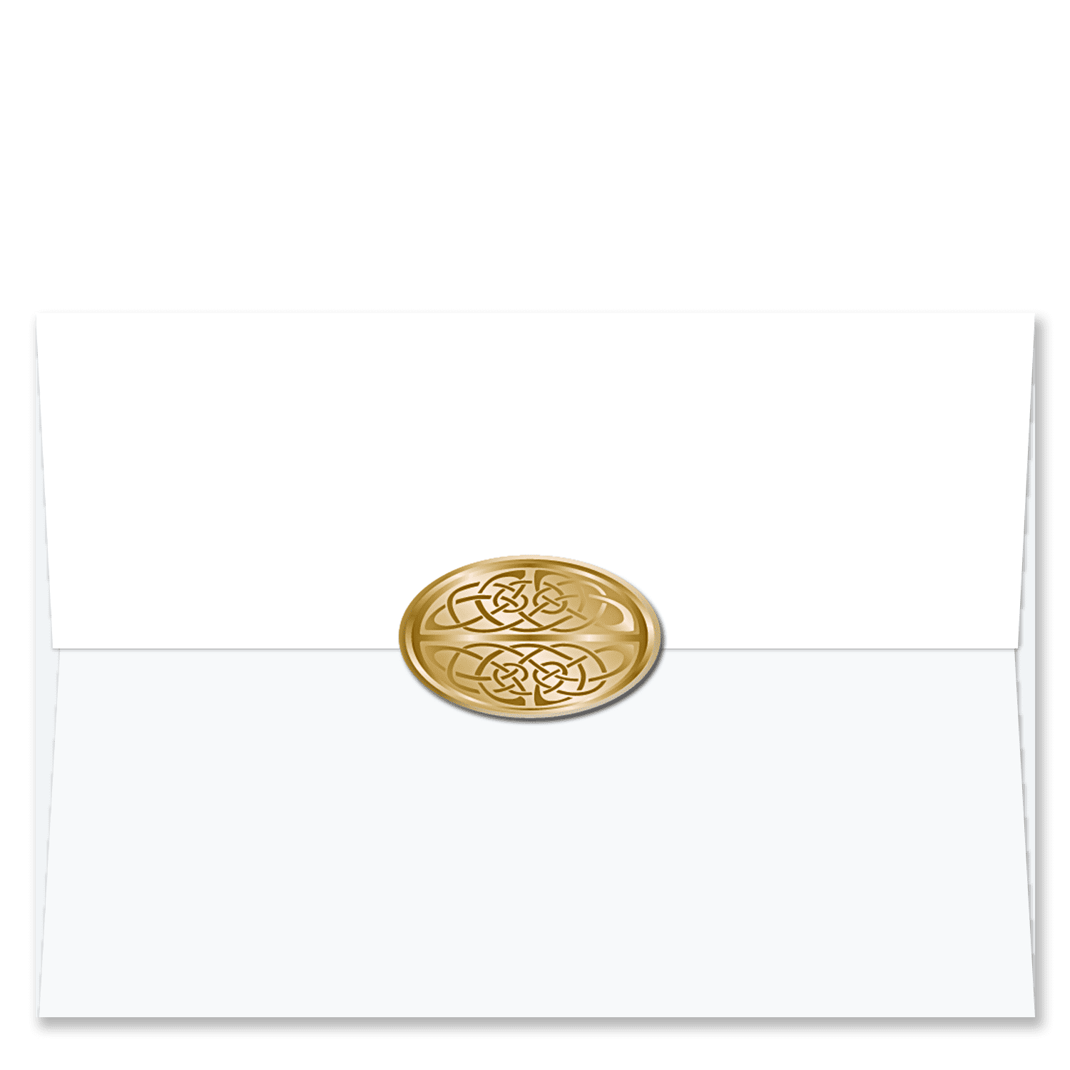 Foil Envelope Seals, Gold Scroll Foil Envelope Seals