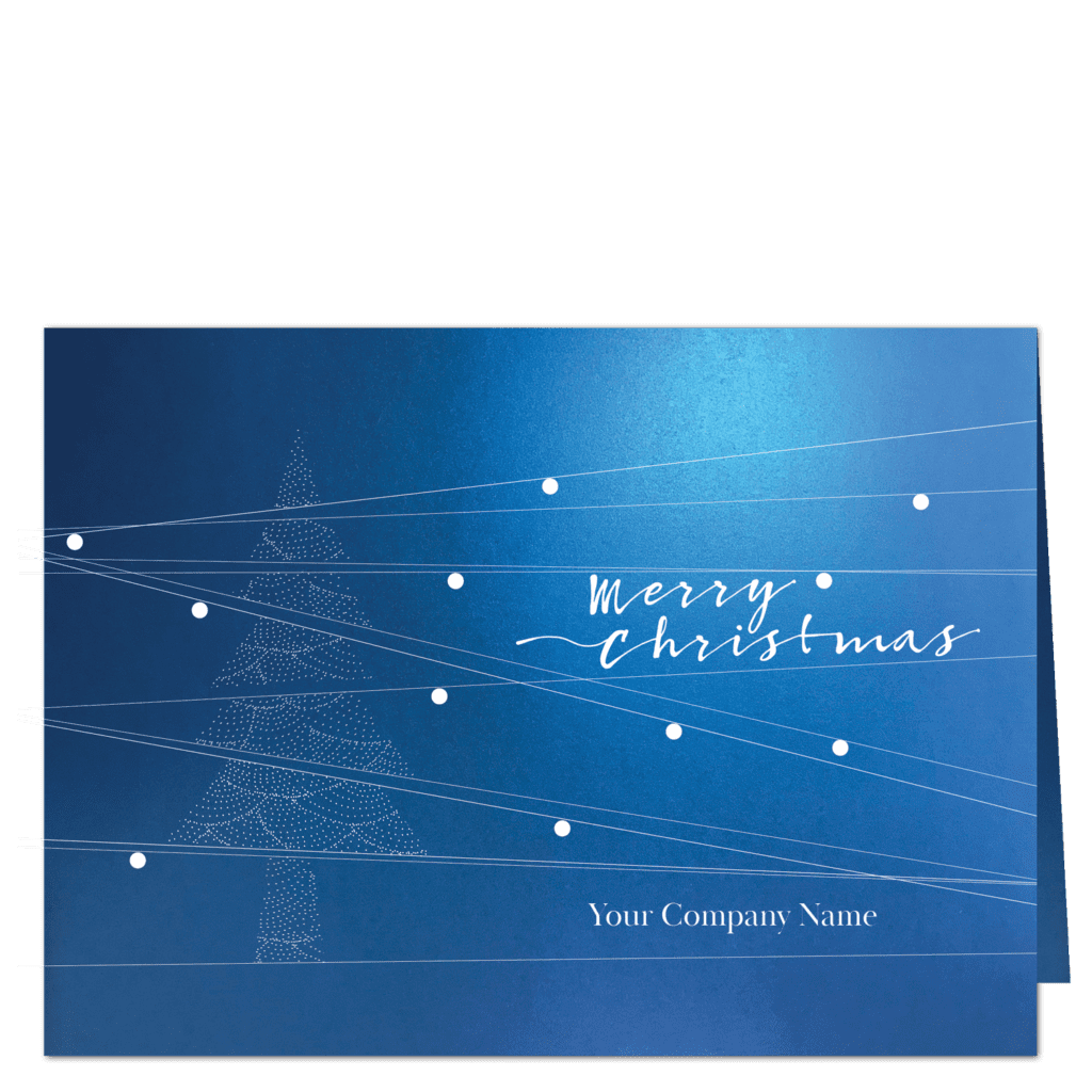 Addressing business christmas cards