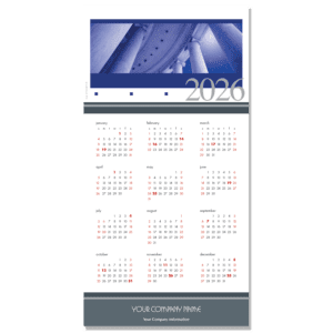 This Elegant Corporate Calendar Card Features A Stunning Image Of The Lincoln Memorial In Washington DC And Features Your Company Name And Contact Info.