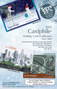 Cardphile Fall 2025 holiday card catalog cover option B