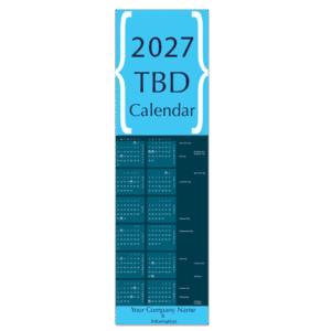 Text reads 2027 TBD Calendar in this placeholder image for discount business holiday calendar orders and links to purchase product with the design to be determined later.
